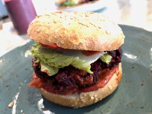 buddha burger at Jivamukti Canteen in Berlin