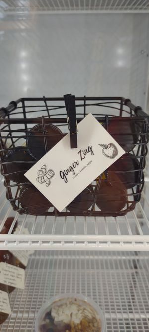 'Ginger Zing', made of ginger, lemon, and apple. at Mountain Wellness in Heber City