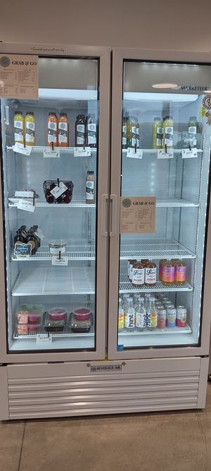 Grab-and-go cooler. (Picture was taken toward end of business day). at Mountain Wellness in Heber City