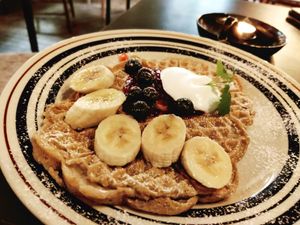 Waffels on Saturdays at Skansberget Café  in Uddevalla