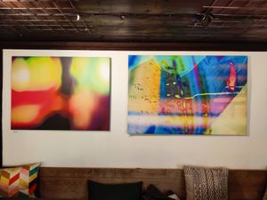 Art by Olivia Kristiansson at Skansberget Café  in Uddevalla