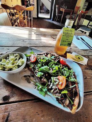 Pizza at Skansberget Café  in Uddevalla