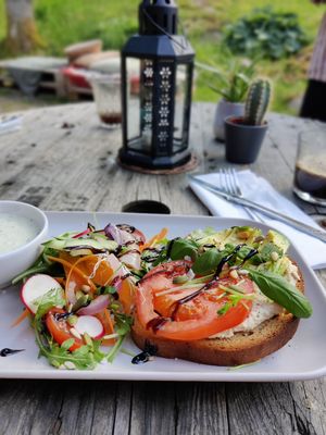 Toast at Skansberget Café  in Uddevalla