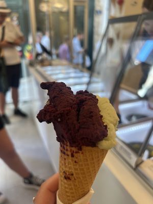 Ela’s gelato   at Vegan Food Tours Split in Split