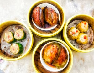 Vegetarian dim sum at Shan Vege Dimsum 膳济素食点心楼 in Johor Bahru