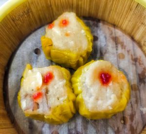 Vegetarian Siew Mai at Shan Vege Dimsum 膳济素食点心楼 in Johor Bahru