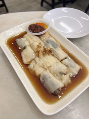 Chee Cheong Fun (Mushroom)  at Shan Vege Dimsum 膳济素食点心楼 in Johor Bahru