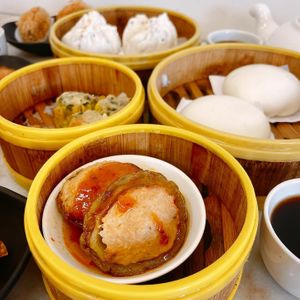 Dimsum   at Shan Vege Dimsum 膳济素食点心楼 in Johor Bahru