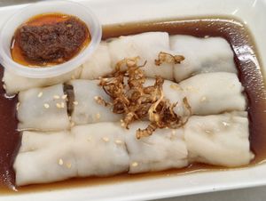 Mushroom chee Cheong fun at Shan Vege Dimsum 膳济素食点心楼 in Johor Bahru
