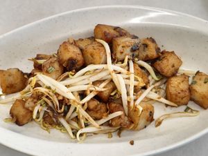 Fried carrot cake at Shan Vege Dimsum 膳济素食点心楼 in Johor Bahru
