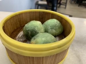 Spinach Dumplings   at Shan Vege Dimsum 膳济素食点心楼 in Johor Bahru