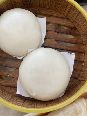 Red bean bun at Shan Vege Dimsum 膳济素食点心楼 in Johor Bahru