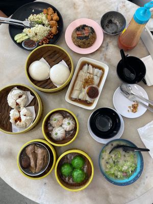 Vegan dim sum feast! at Shan Vege Dimsum 膳济素食点心楼 in Johor Bahru