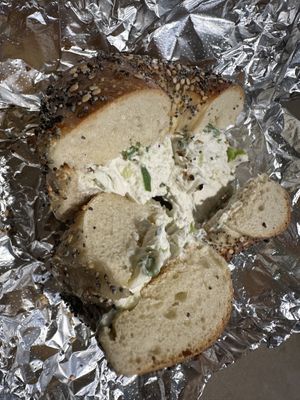   at Bagel Bob's in New York City