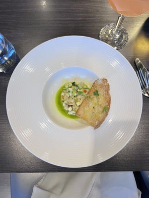 Vegan ceviche   at The New London in Chelmsford