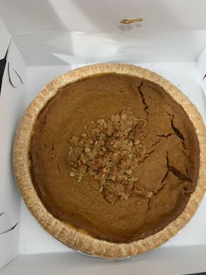 Vegan pumpkin pie   at Pie Corps in Brooklyn
