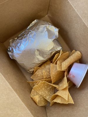 Vegan burrito, very small   at Morning Social in Brevard