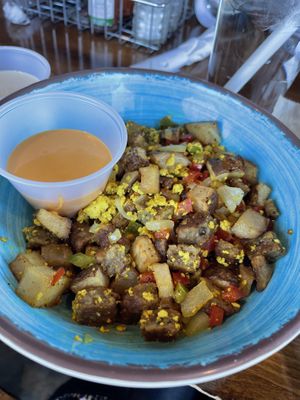 Veggie Burrito deconstructed   at Layla - Webster Groves in Webster Groves