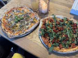 Funghi und Estata  at Pizza Garten in Zingst