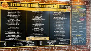 Sandwich menu at Sully's Steamers in Brevard