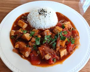  at Loving Hut in Douala