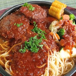 Vegan Steak at Loving Hut in Douala