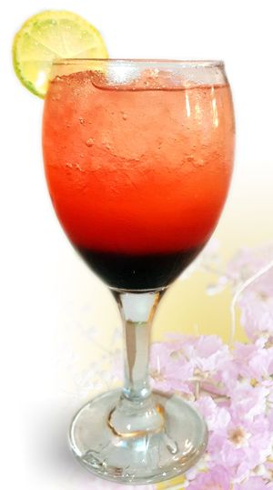 Sunrise Mojito at Loving Hut in Douala