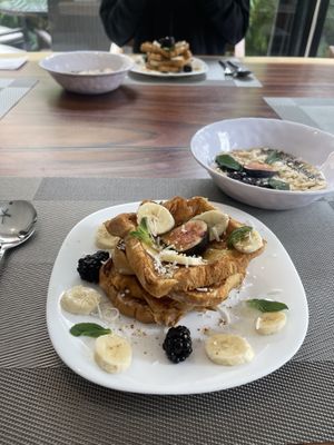 Delicious French Toast   at The Vegan Personal Chef in Tulum