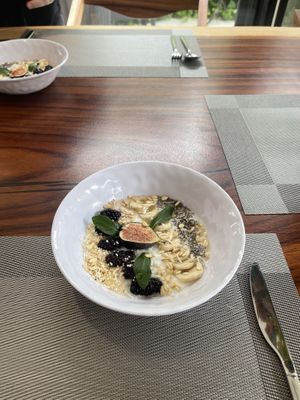 Incredible Fruit and Yogurt Bowl  at The Vegan Personal Chef in Tulum