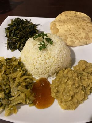 Vegetable curry vegan  at Ten4teen Restaurant in Unawatuna