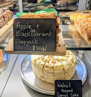 Vegan pastry at Dunrobin Castle Tearoom in Golspie