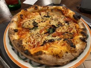 Pizza ParmiVegan  at Sustable in Volla