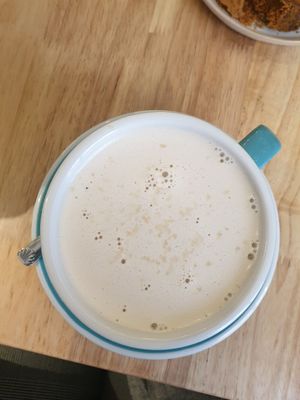 Latte peanut butter at BRÛLÉ in Toulouse