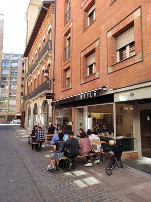 Outdoors sitting at BRÛLÉ in Toulouse