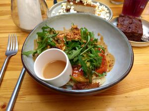 Savoury pancakes at BRÛLÉ in Toulouse