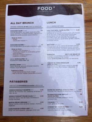 Menu  at BRÛLÉ in Toulouse