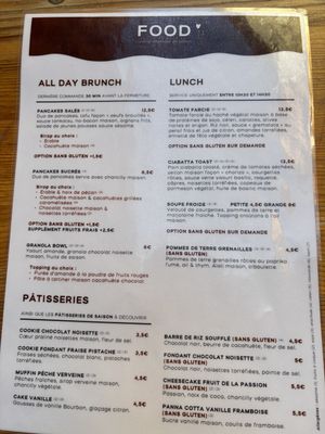 Menu  at BRÛLÉ in Toulouse