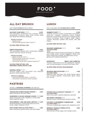 Food Menu  at BRÛLÉ in Toulouse