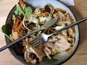 Les plats changent tous les mois (sauf les pancakes salés qui sont toujours là) at BRÛLÉ in Toulouse