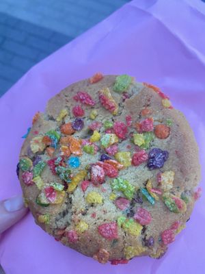 Fruity Pebble cookie  at Bake 'n Babes in Tampa