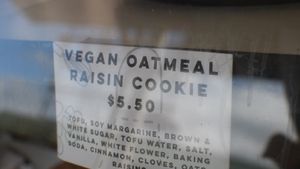 oatmeal raisin cookie at Cinnamon Works in Seattle
