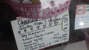 gf choc chip cookies at Cinnamon Works in Seattle