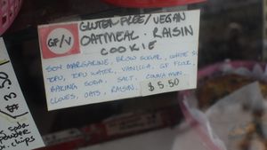 gf oatmeal raisin at Cinnamon Works in Seattle