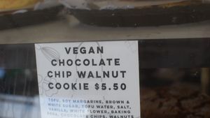 choc chip walnut cookie at Cinnamon Works in Seattle