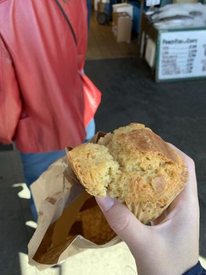 Gluten free cinnamon swirl muffin  at Cinnamon Works in Seattle