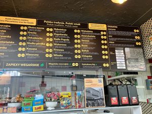 Menu at Zapiexy Luxusowe in Warsaw