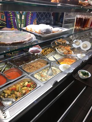 Buffet at Govinda - Furye in Irkutsk