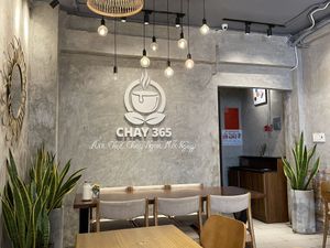 Nice decoration   at Chay 365  in Ho Chi Minh City