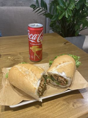 Sehr leckeres veganes Baguette / super delicious vegan bread 👌🏻  at Chay 365  in Ho Chi Minh City