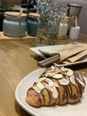 Chocolate almond crossaint  at Chay 365  in Ho Chi Minh City